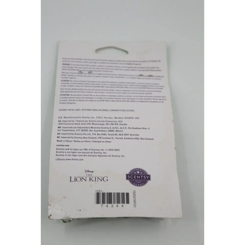 Scentsy Scent Pack Lion King Disney In The Jungle New
